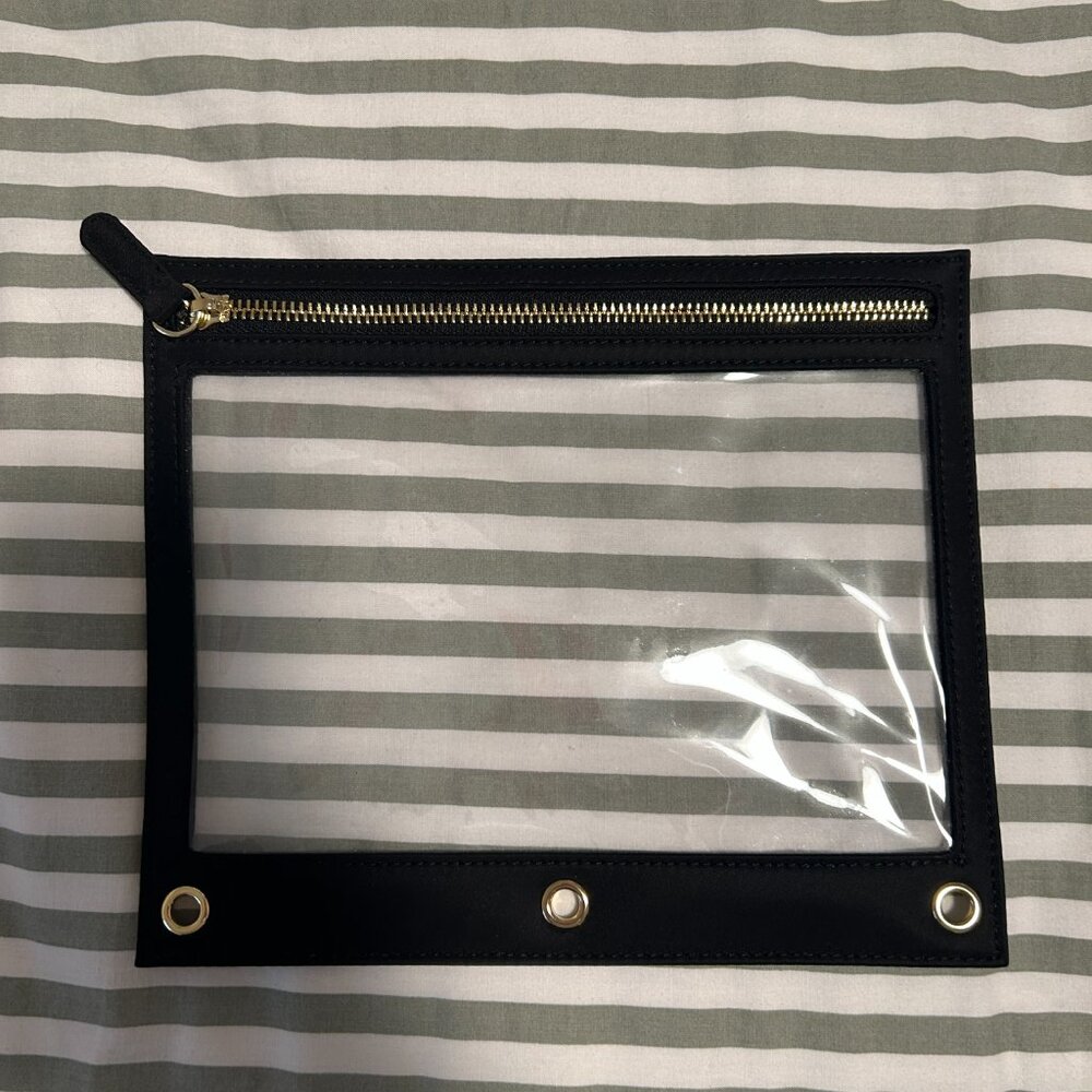 Stoney Clover Lane Binder Pencil Pouch in Noir